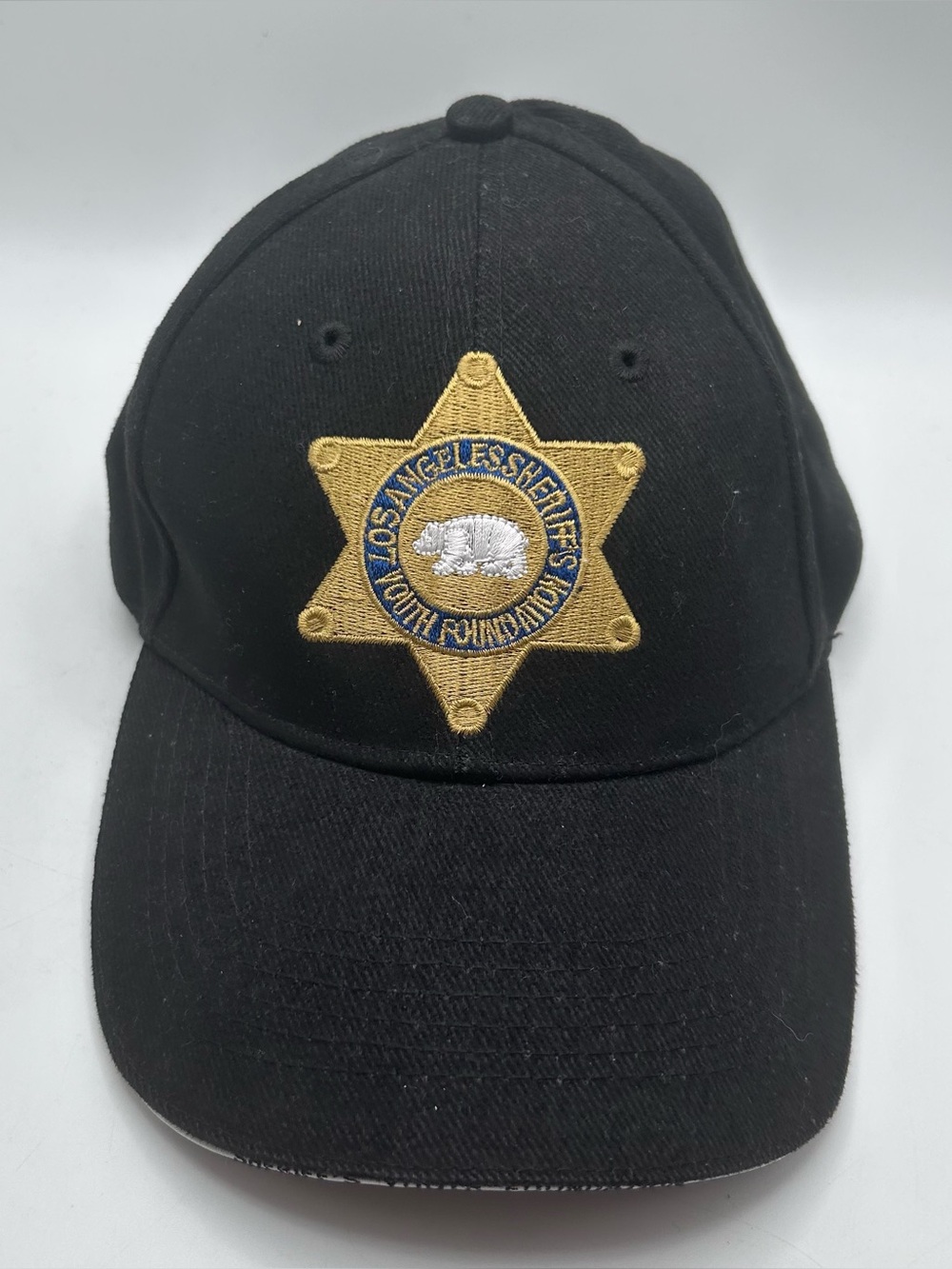 Los Angeles County Sheriff Dept Youth Foundation Strapback Hat OSFA Vintage